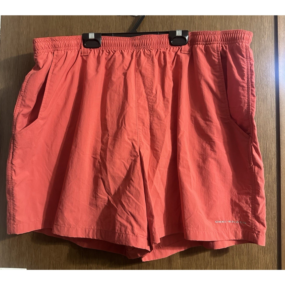 Columbia PFG Swim Trunks Mens XXL Omni-Shade Lined Fishing Shorts Quick Dry